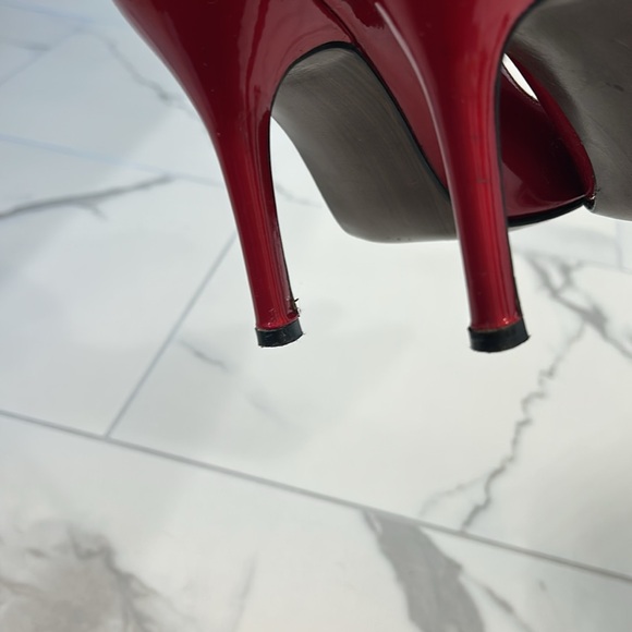 Stuart Weitzman Red Patent Leather Pumps - Picture 6 of 14